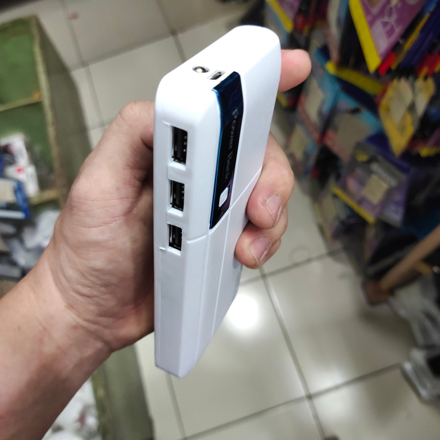 POWER BANKBRANDED TEBAL / POWERBANK TEBAL 2USB DAN 3USB harga super murah MANTUL