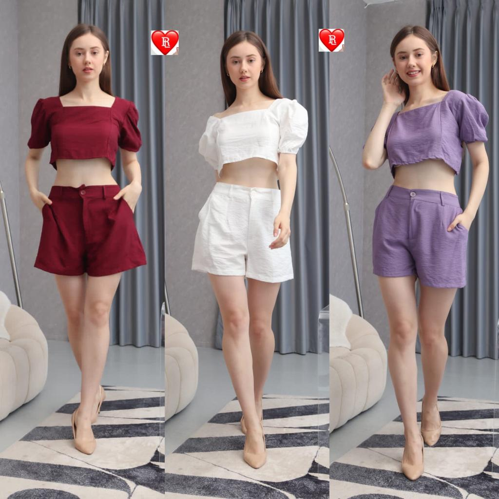 REDLOVE136 ( TERBARU ) SETELAN FASHION WANITA TERBARU / FASHION WANITA TERBARU / FASHION TERBARU / SETELAN WANITA / PAKAIAN WANITA