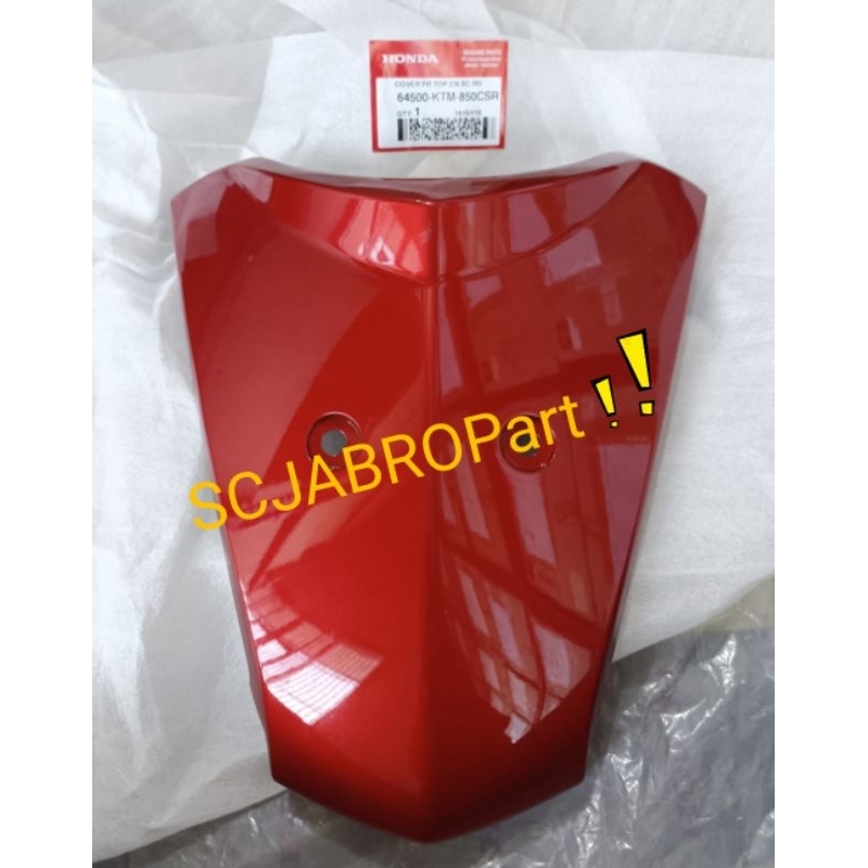 COVER FR TOP  RED HONDA SUPRA X125 ..64500 KTM 850CSR..ORI AHM
