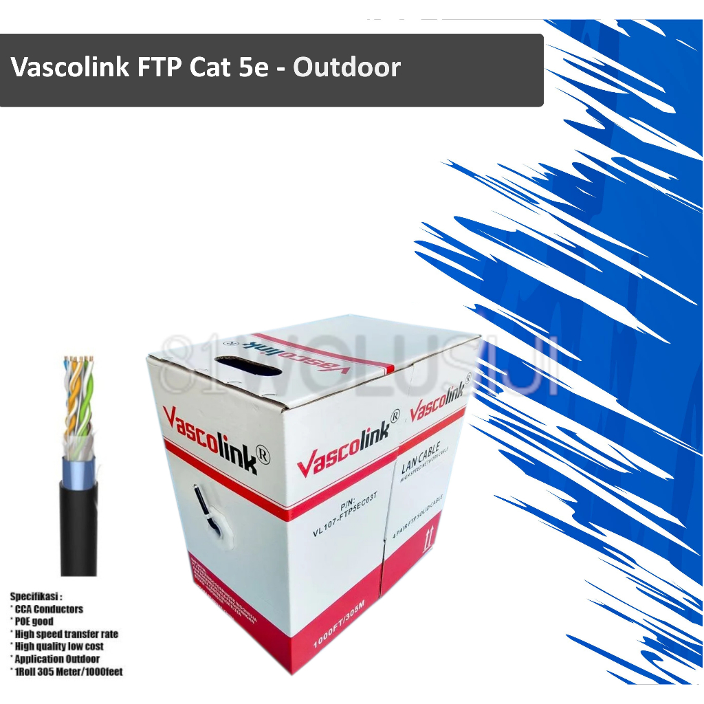 Kabel FTP Cat 5E Vascolink