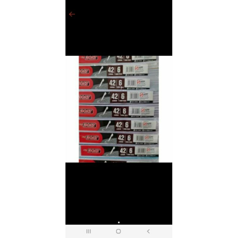 

[ 1 PACK 6 BUKU ] BUKU TULIS BIS BOSS 42 LEMBAR / BUKU TULIS BIG BOSS