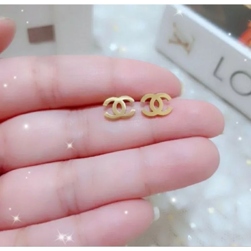 Fourfashion Anting Titanium Tusuk Wanita Premium Anti Karat/Anti Alergi  PAI031