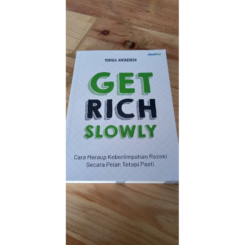 Buku Get Rich Slowly  -Checklist-