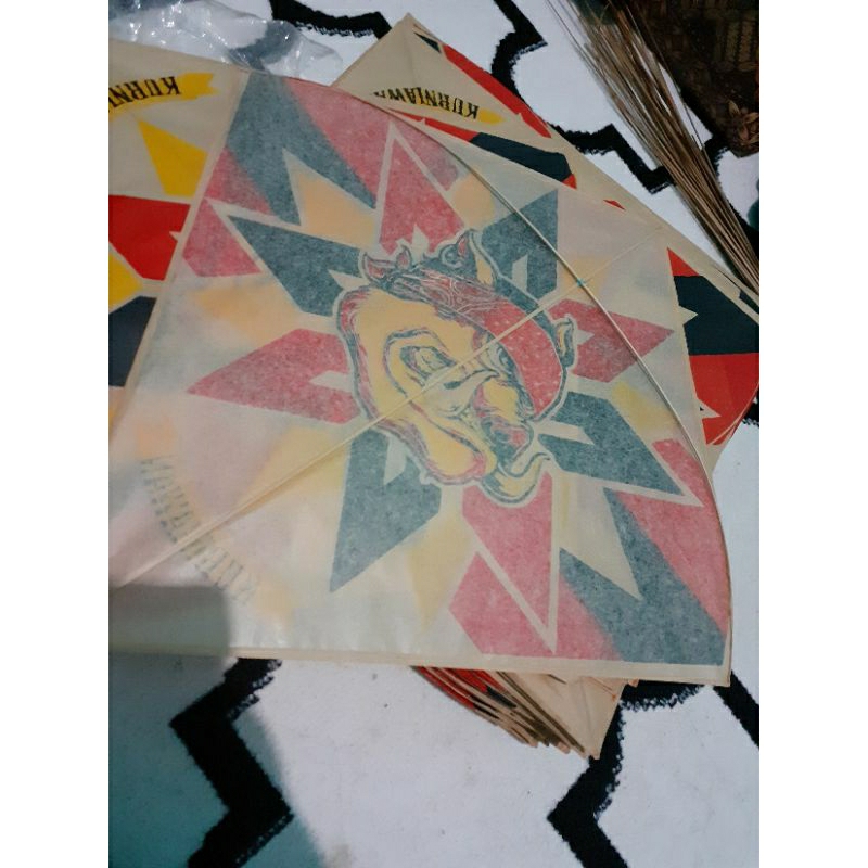 Layangan Sablon Kurniawan Isi 20pc Cap Kurniawan Original Bandung