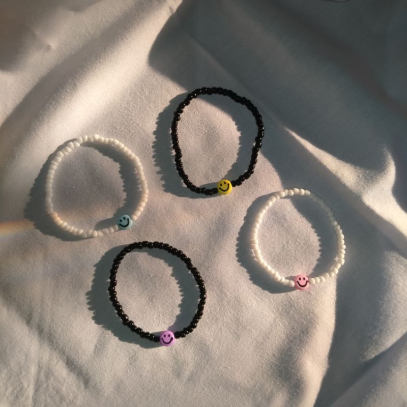 Gelang smile/Bracelet beads Korea smile/Bracelet smile/Gelang manik manik/Gelang manik smile/