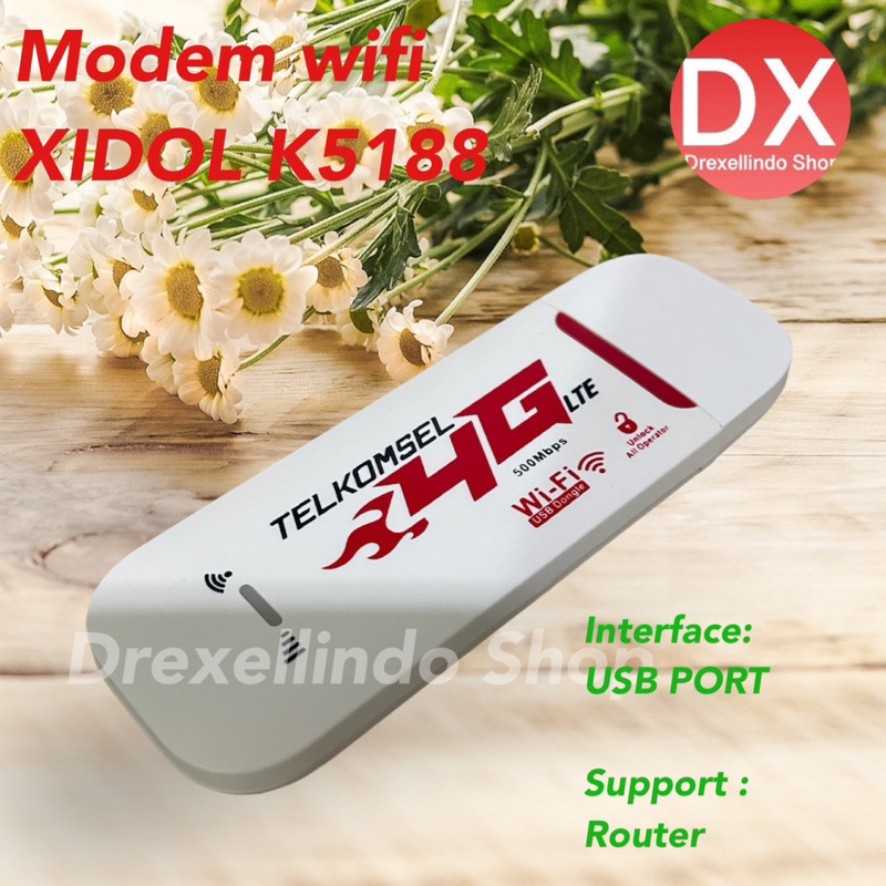 Modem XIDOL Wifi 4G LTE K5188 USB support Router