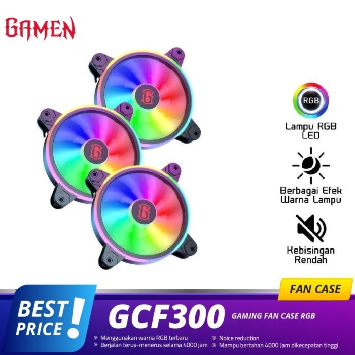 GAMEN Gaming Fan Case RGB GCF300