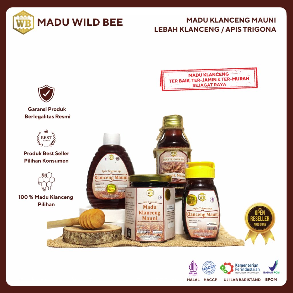 

MADU KLANCENG MAUNI/ MADU ASLI MURNI - LEBAH APIS TRIGONA - WILD BEE