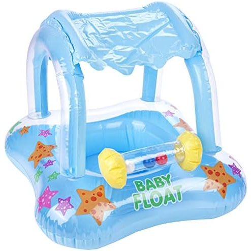 ♥BabyYank♥ Baby Float with kanopi INTEX 56581 / Ban Renang Bayi + Pelindung UV