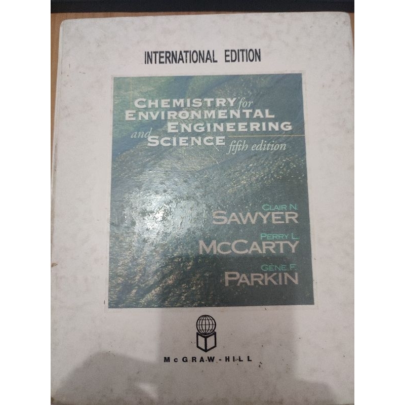 

Preloved Buku Chemistry for Enviromental and Engineering Science (fifth edition)