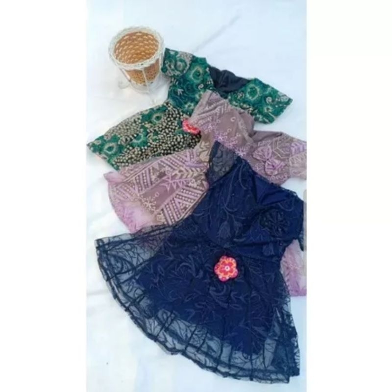Dress Raisa Anak Usia 8-12 Th (XL) / Bisa Pilih Warna / Baju Kebaya Anak / Baju Pesta Anak