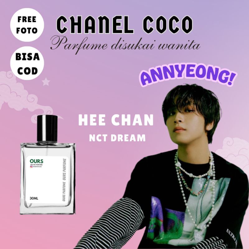 Parfum Korea Nct Dreams Haechan Channel Coco Mademoiselle 35Ml Wangi Tahan Lama