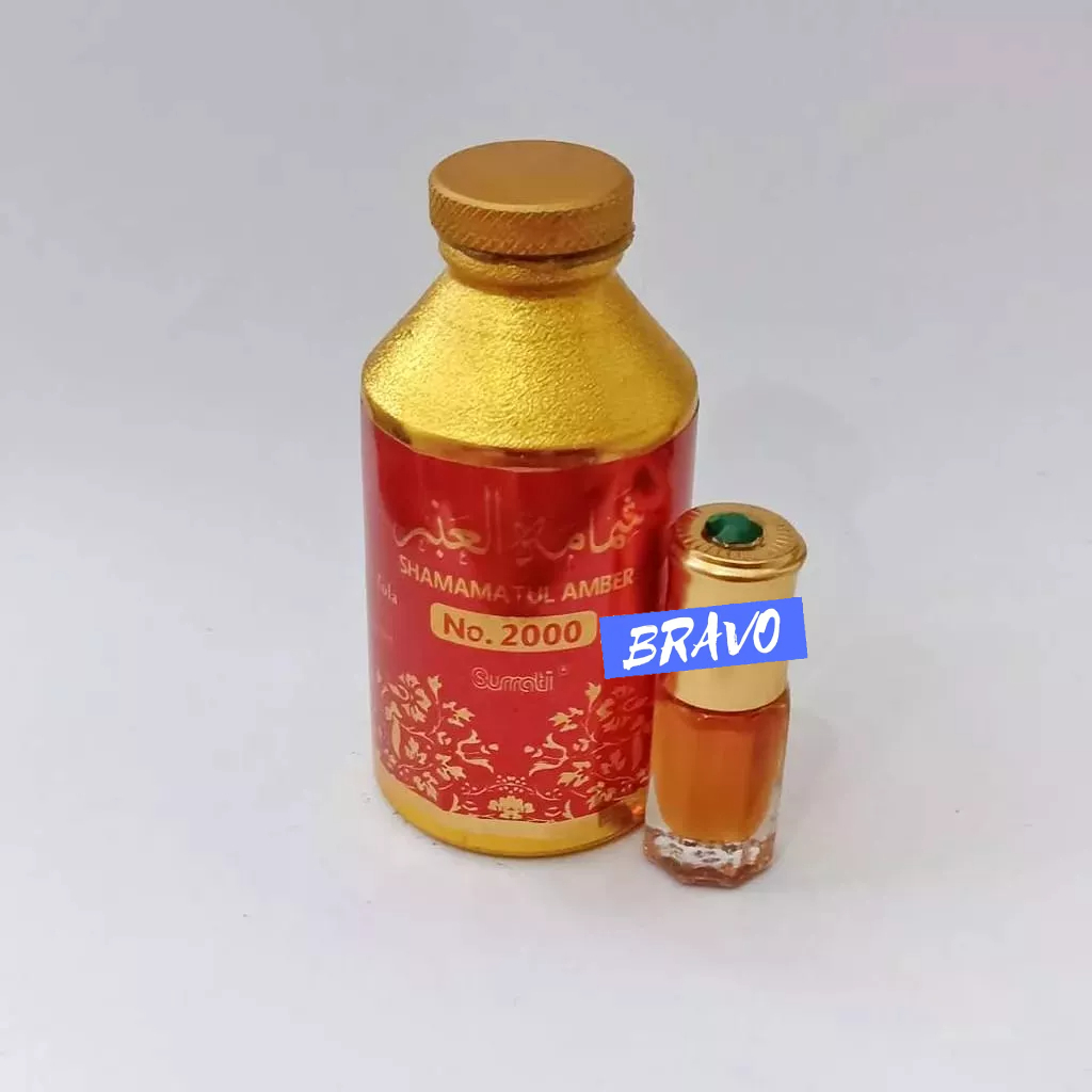 PARFUM MINYAK AMBAR 4000 DAN 2000 SURRATI ORIGINAL 3ML 6ML 12ML