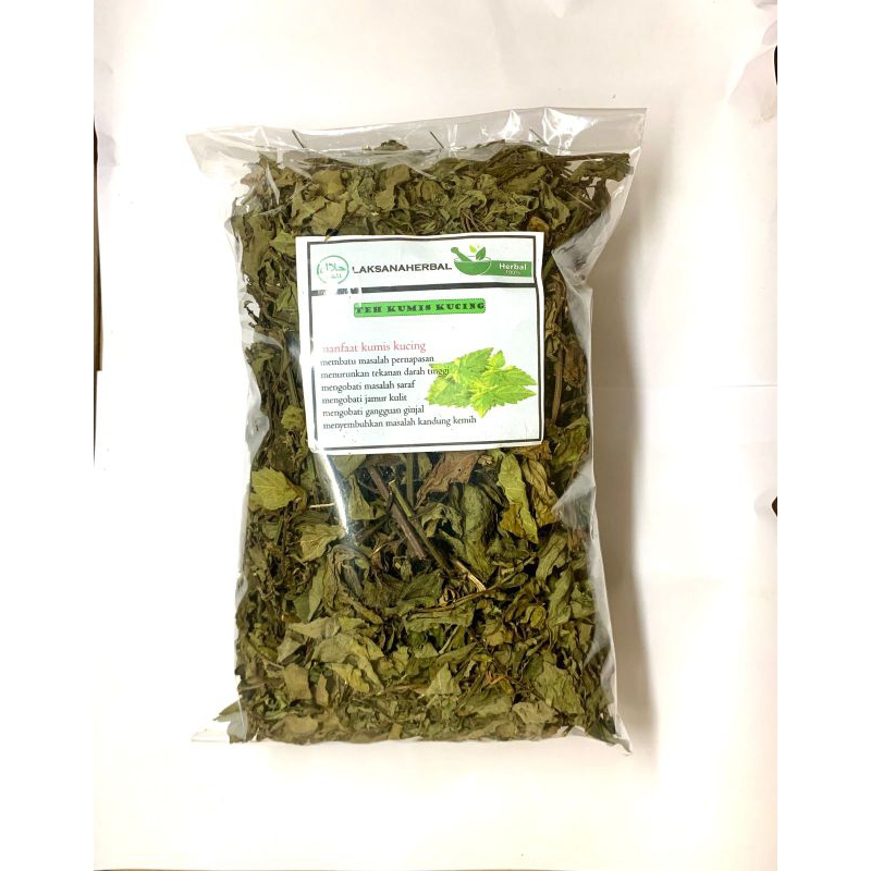 

Herbal Daun kumis kucing kering perbungkus 100gr