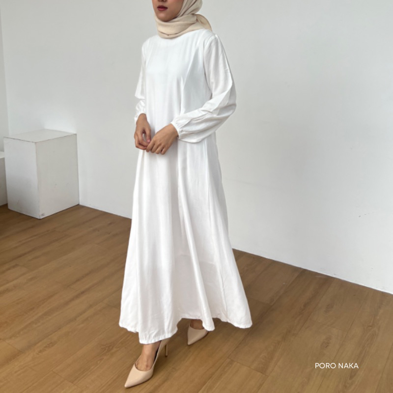 PORO NAKA - SACHI Dress (Midi &amp; Maxi) | Pakaian wanita, Gamis