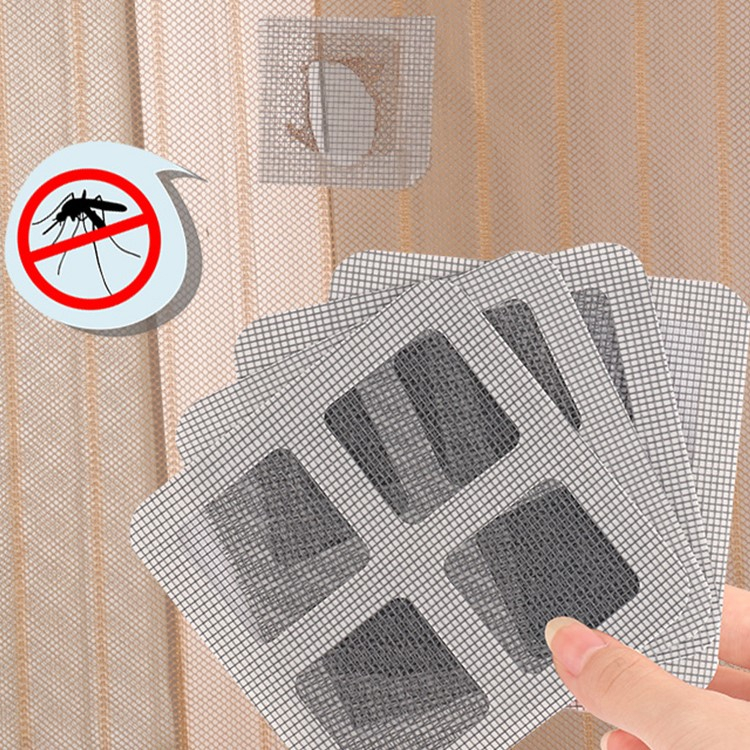 Penambal Kelambu Nyamuk Kasa Adhesive Repair Patch 6 PCS - TKM-10CM - Gray