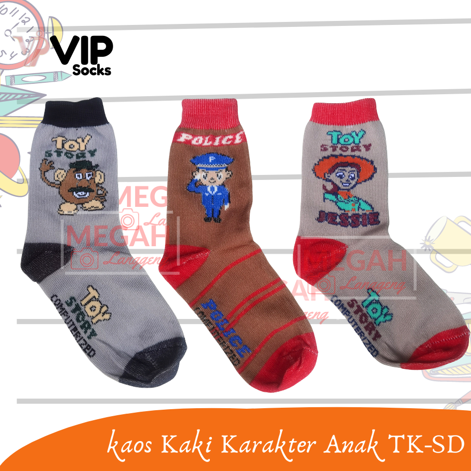 (6 Pasang )Kaos kaki Anak Motif Superhero 4 - 9 tahun - kids socks superhero TK SD - Kaos kaki anak motif karakter lucu ukuran PAUD/ TK &amp; SD - kaos kaki superman -kaos kaki spiderman - kaos kaki batman - kaos kaki iron man - kaos kaki capt america