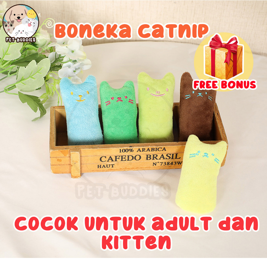 Boneka HITS Catnip Mainan Kucing Interaktif