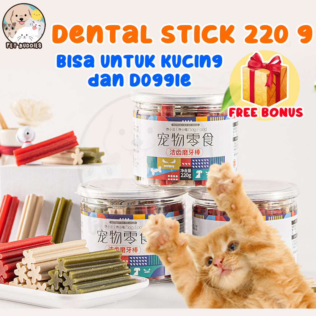 Dental Stick 220g Kucing/Anjing Kesehatan Gigi