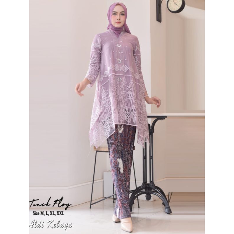 TUNIK FLOY BUSUI//BAHAN TILLE SAPTO PREMIUM//SERAGAMAN KELUARGA//BAJU PESTA LAMARAN//BAJU KONDANGAN//BAJU LEBARAN//KEBAYA WISUDA//KEBAYA TERBARU//KEBAYA ORIGINAL//KEBAYA MODERN//BY ALDI KEBAYA