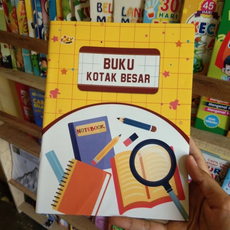 

Buku tulis kotak besar utk belajar menulis anak paud tk