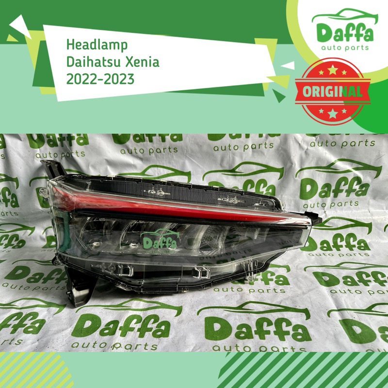Headlamp Headlight Head Lamp Light Lampu Depan Utama Mobil Daihatsu All New Xenia 2022 2023 Original