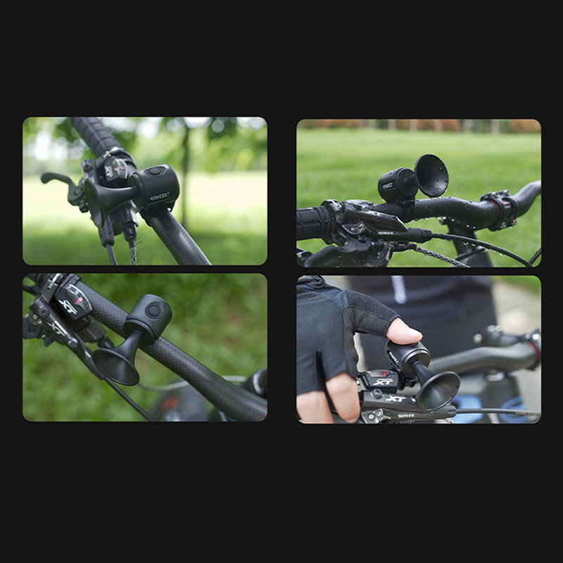 TWOOC Klakson Bel Sepeda Elektrik Bike Scooter Loud Horn 120dB - EH-2 - Black