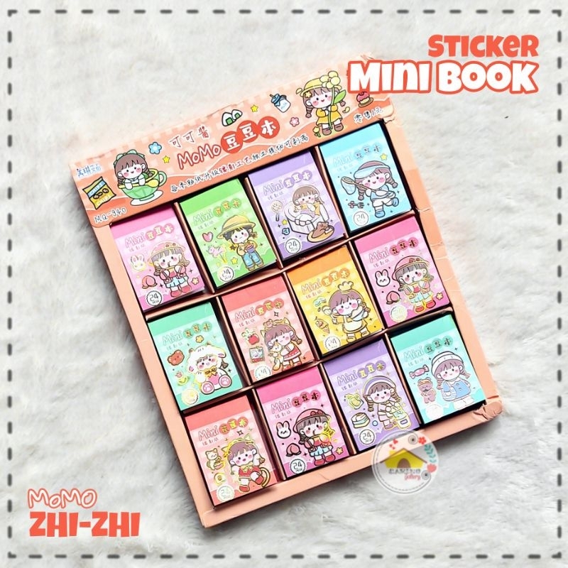 

Sticker Mini Book ZHIZHI Series Colourful & Glossy Material Book - 24S