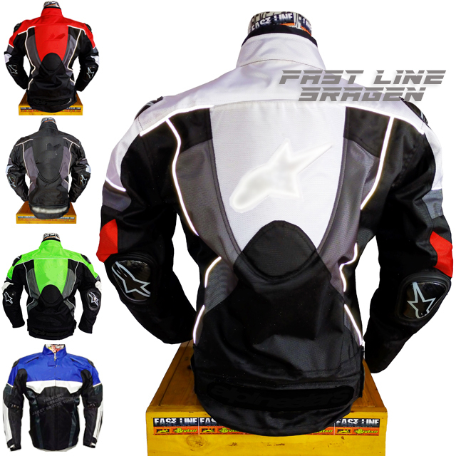 Jaket Motor Dobel Protector Punuk Moto GP Pria Keren Biker Motor Touring Keren Tahan Angin dan Air Kualitas Premium