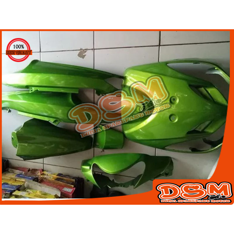 COVER BODY MIO SMILE 2010 HIJAU PLUS STICKER / BODY HALUS FULL MIO SMILE HIJAU 2010