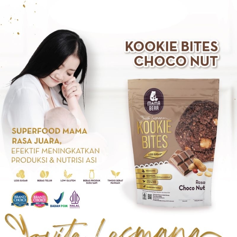Mama Bear Kookie Bites Kukis Pelancar Asi MamaBear 150gr