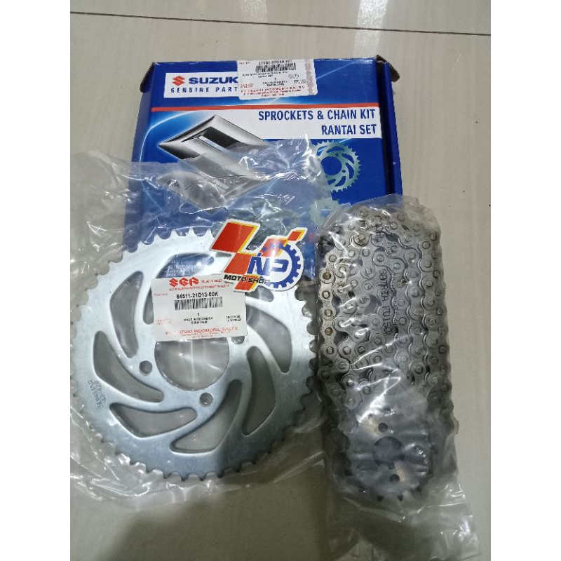gear set satria fu cbu ckd barong ori sgp