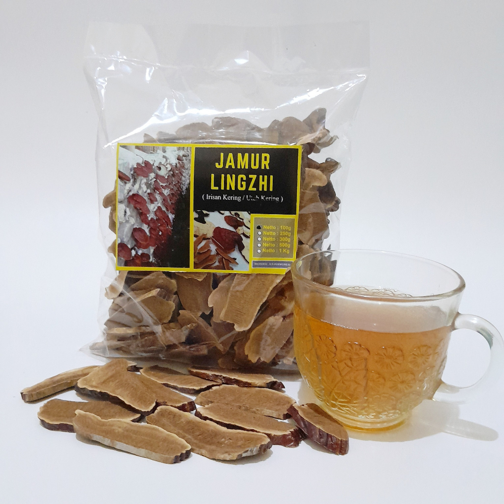 Jamur Lingzhi Ling Zhi Ganoderma Kualitas Super 100gr
