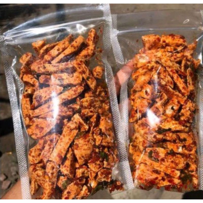 

Basreng pedas daun jeruk/Cemilan viral