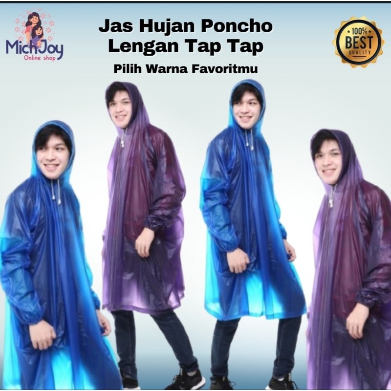 Jas Hujan Poncho Murah Bagus bukan Stelan Ceria Elmondo tetapi MINI Tap Tap