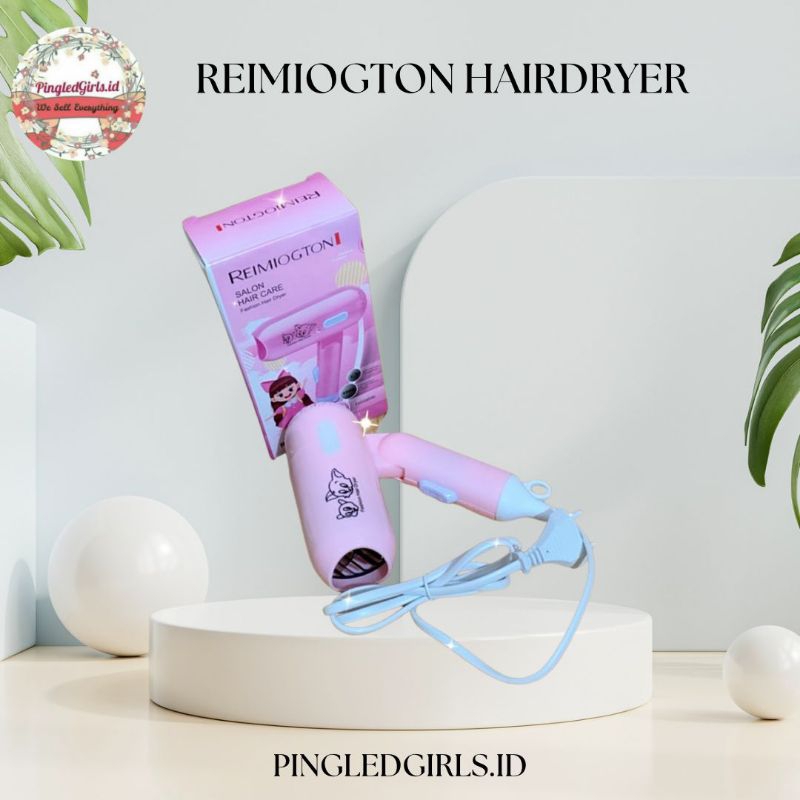 HAIRDYER KARAKTER LIPAT||PINK||BIRU||HIJAU