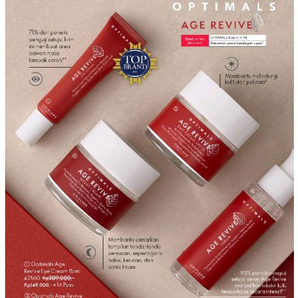 Optimals Age Revive Day Cream/Night Cream/Serum/Eye Cream