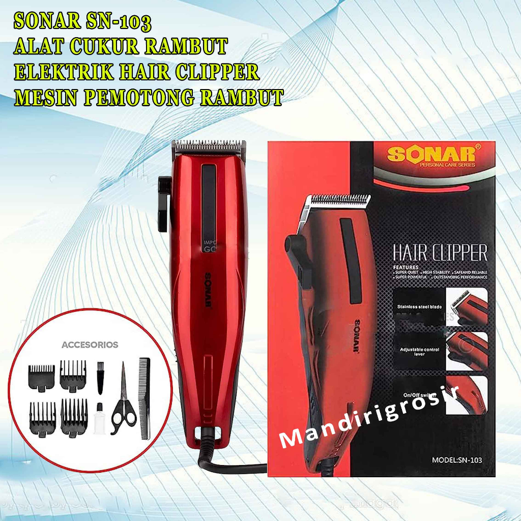 Alat Mesin Cukur Rambut * Sonar * Hair Clipper * SN-103