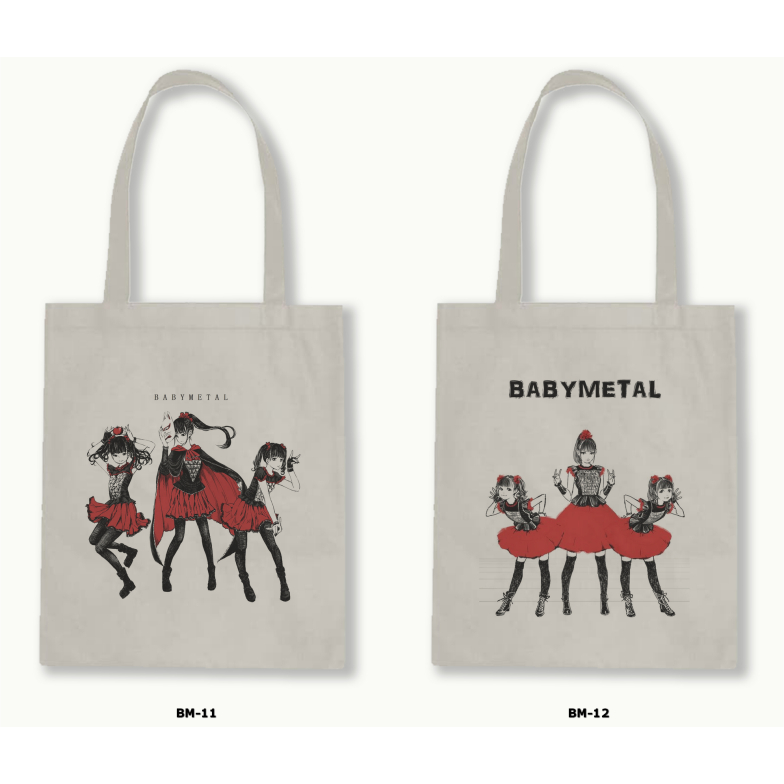 TOTE BAG BLACU  - BABY METAL 1