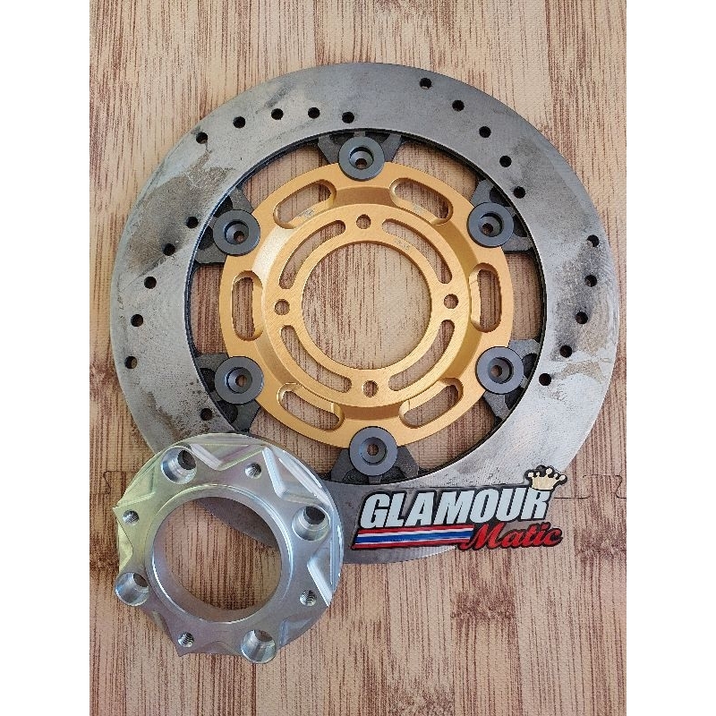 disk brembo rotor gold 220mm set adaptor lubang 4
