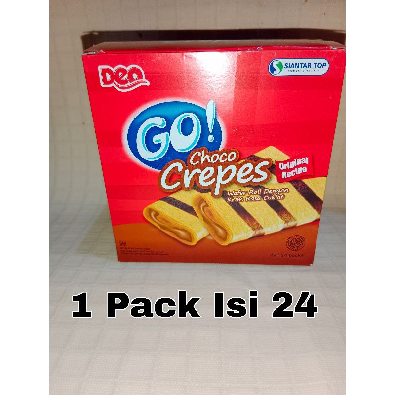 

Go Choco Crepes 1 Pack Isi 24