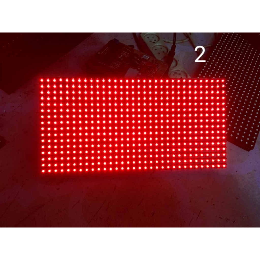 panel p10 outdor merah second