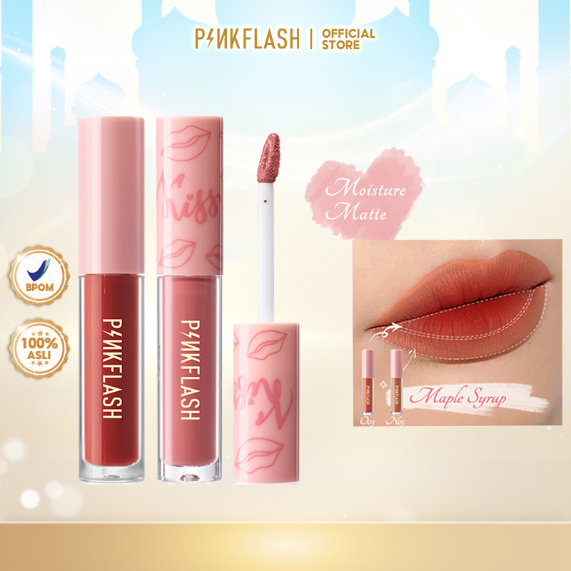 ❤CSO_SHOP❤ Pinkflash Lipstik Ombre 2 warna 1 Paket - Ombre Lip Lipstik Korea Murah Tahan Air dan Min