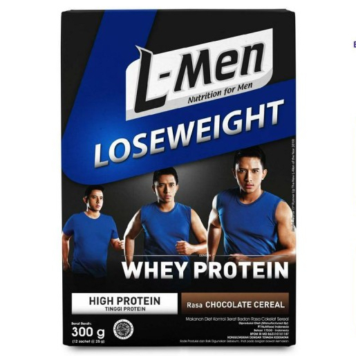 

L-Men Loseweight Whey Protein Rasa Chocolate Cereal 300gr
