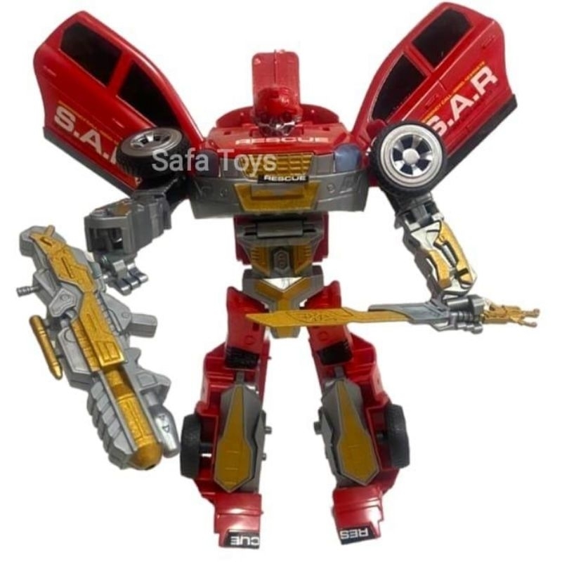 MAINAN ROBOT TRANSFORMER BUMBLE BEE DAN OPTIMUS PRIME 2 IN 1 ROBOT MOBIL TRANSFORMERS