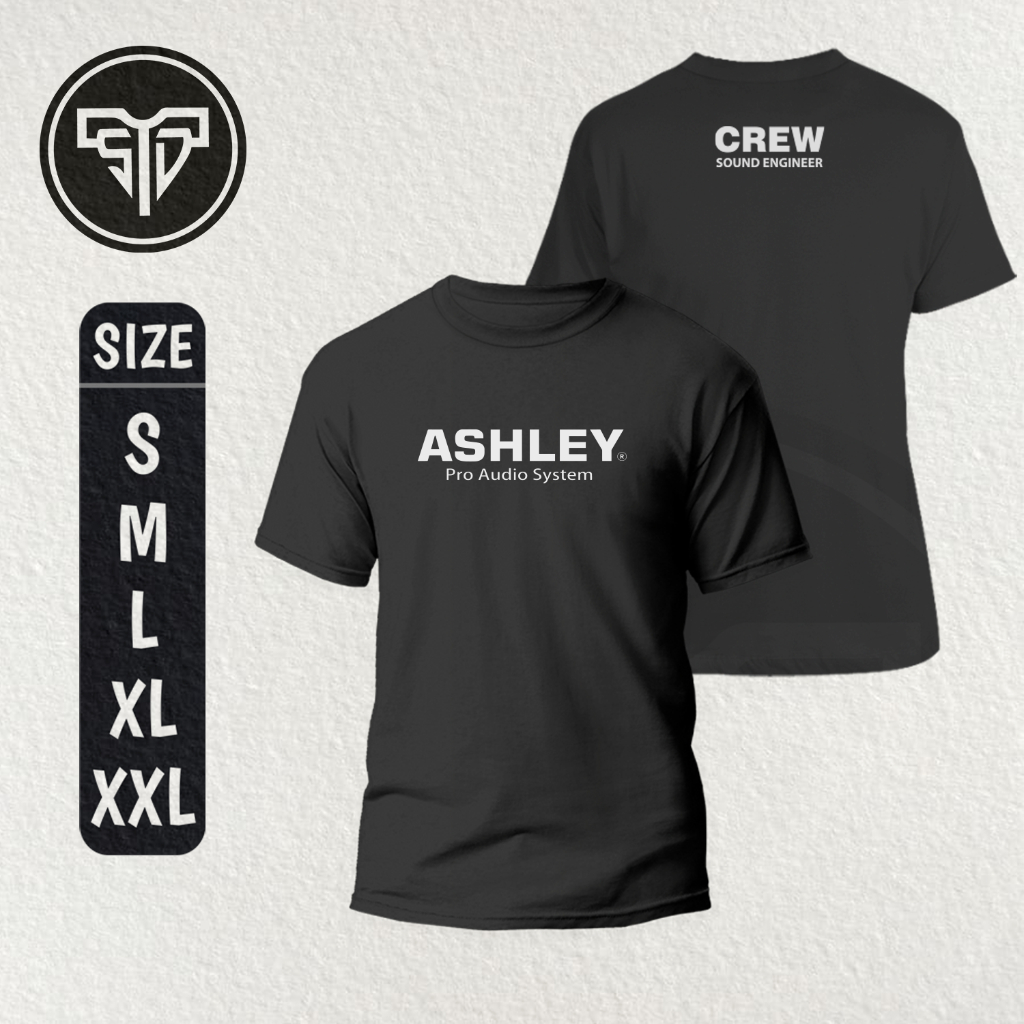 Baju Ashley Sound Engineer Edition (Logo Besar) | Baju Sound | Baju Crew Sound
