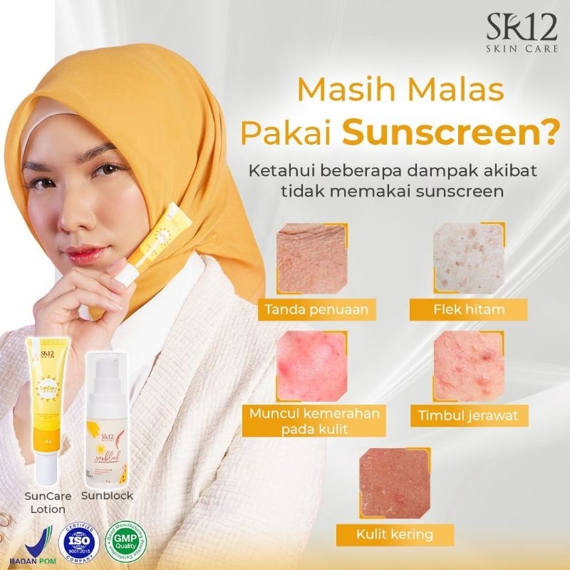 SUNSCREEN HERBAL SR12/SUNBLOCK GLOWING SR12/SUNCARE  LOTION BIKIN GLOWING SR12