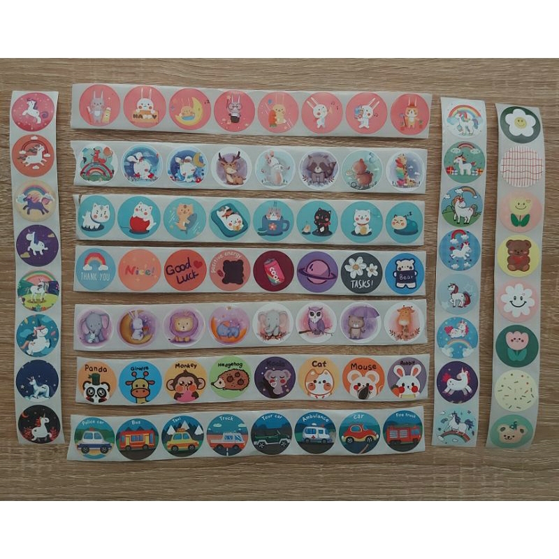 

Stiker Bulat 80 Buah /set