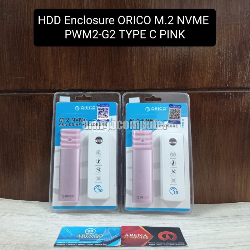 HDD Enclosure ORICO M.2 NVME PWM2-G2 TYPE C PINK