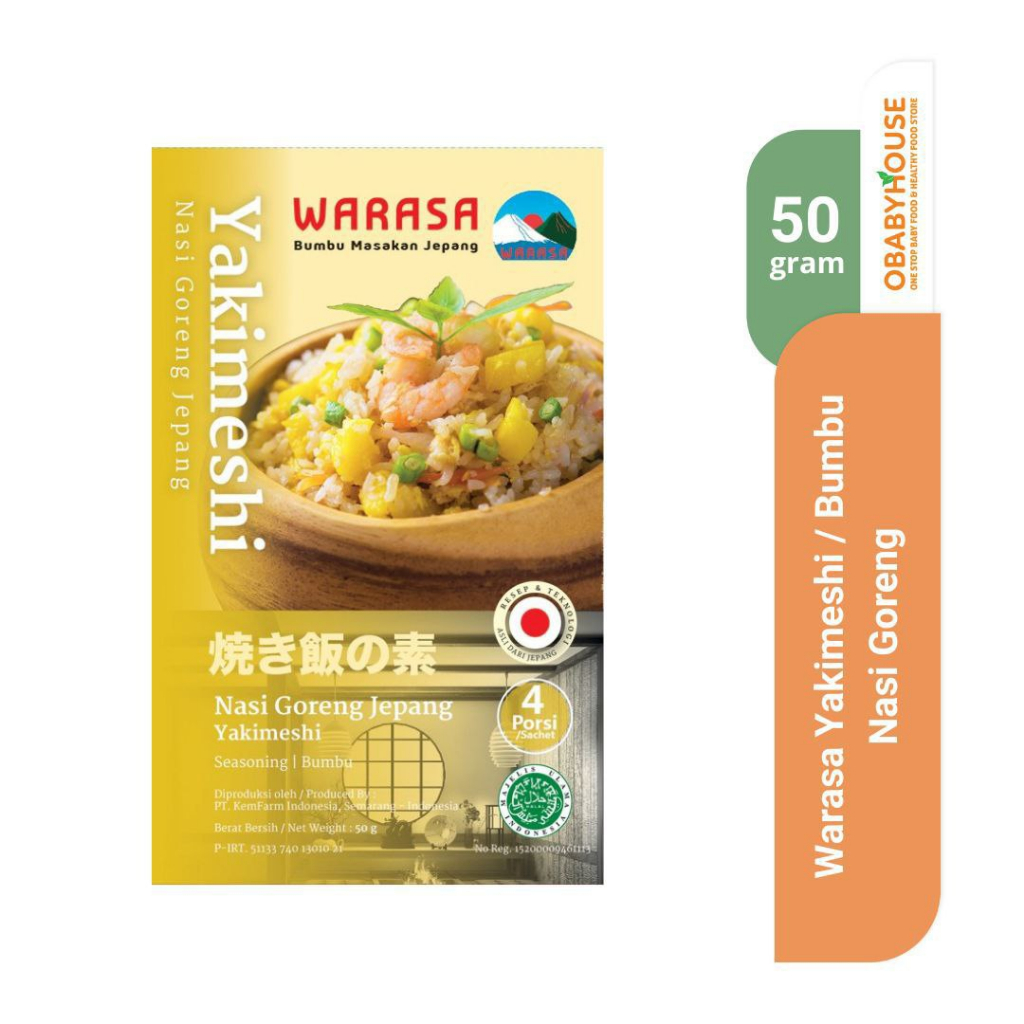 Warasa Yakimeshi / Bumbu Nasi Goreng 50 gr